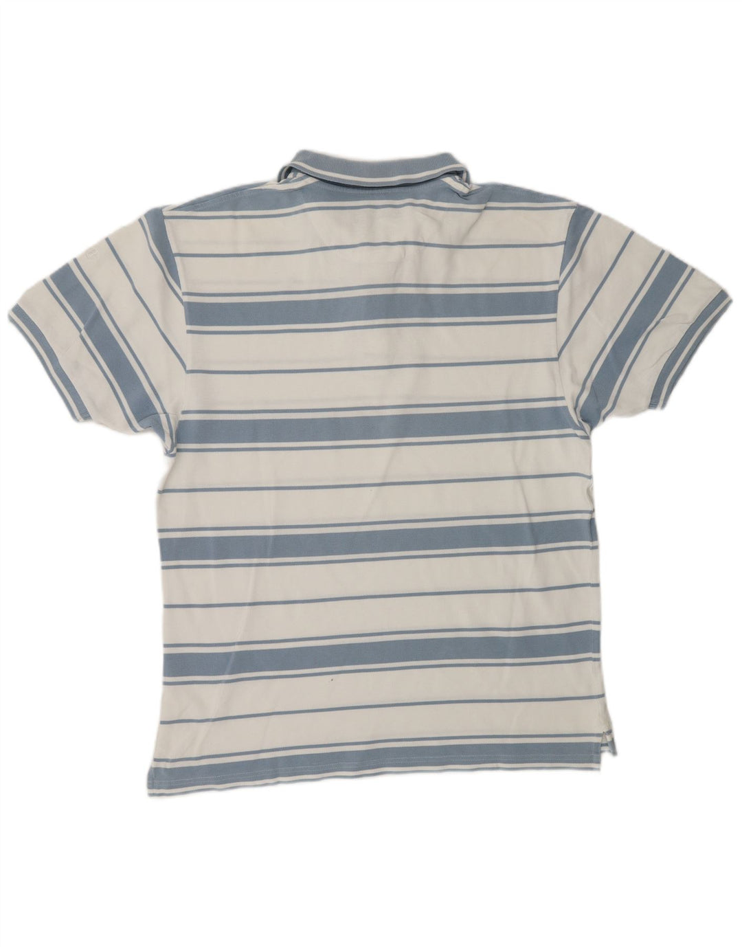 Camisa polo masculina CHAMPION grande listrada branca