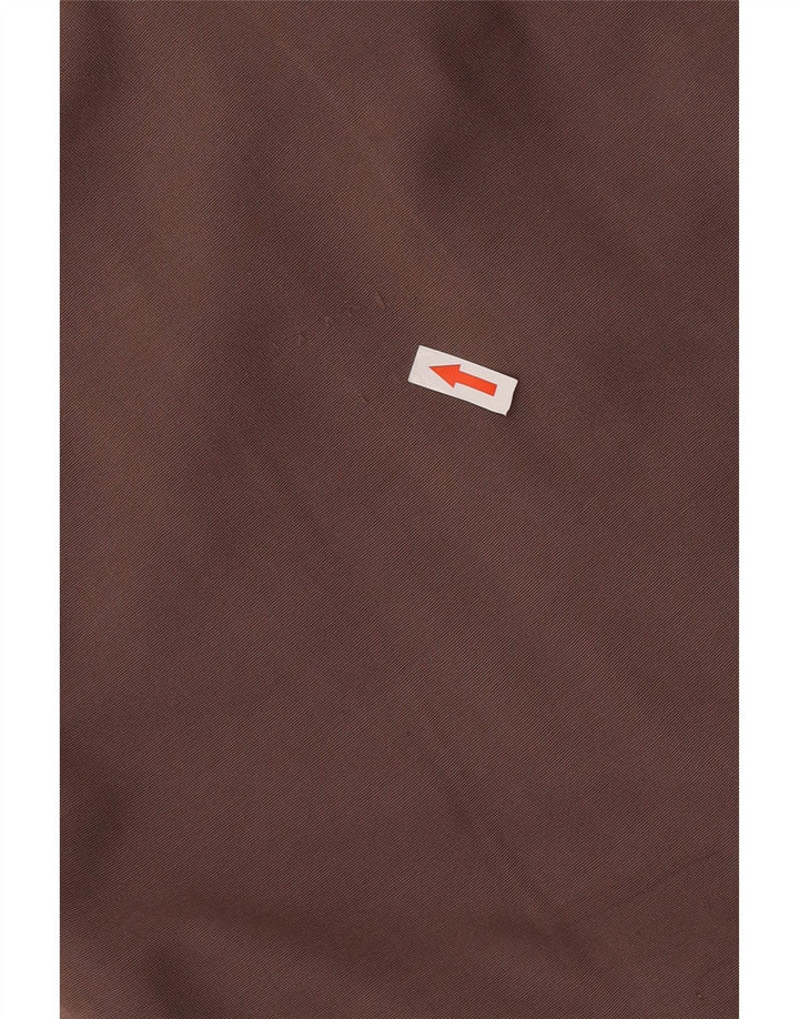 Vestido feminino Reiss com bainha UK 8 pequeno marrom viscose