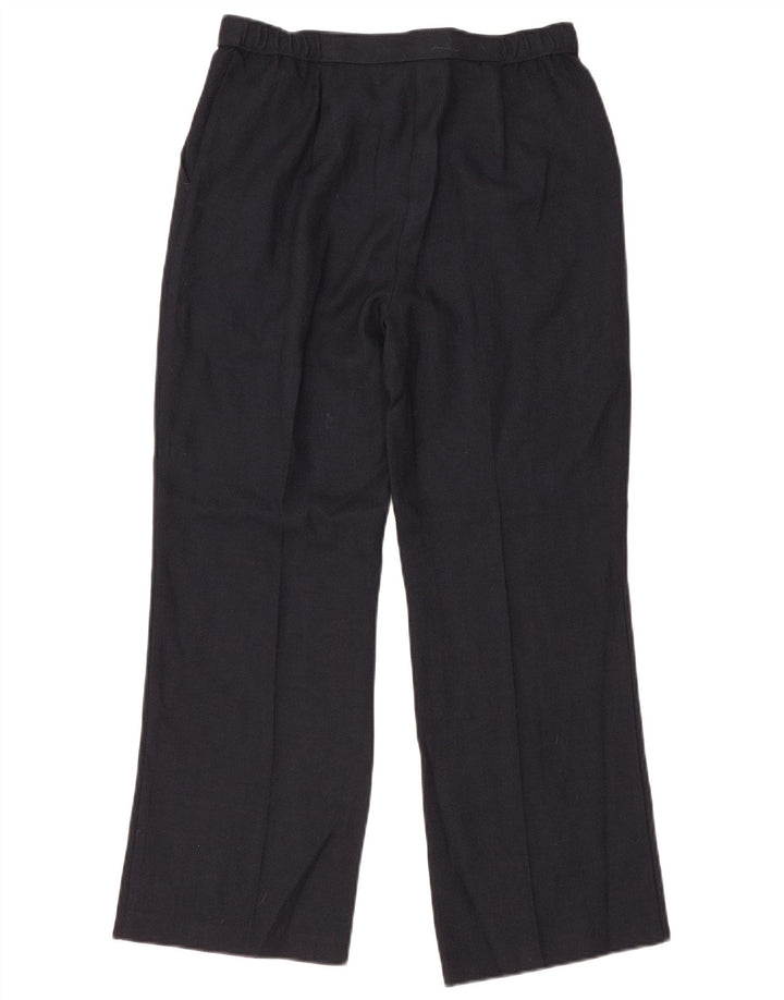 Calça Chino Feminina Marks & Spencer Reino Unido 12 Médio W30 L27 Azul Marinho
