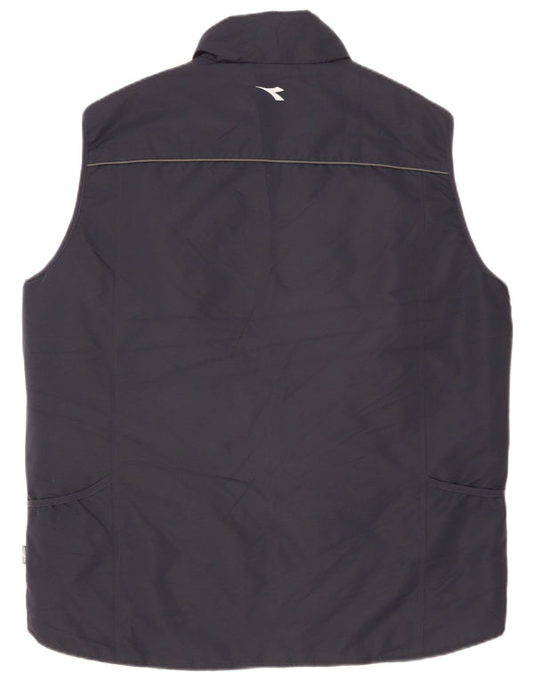 Diadora Womens Utility Gilet UK 24 3XL Azul Marinho Poliéster