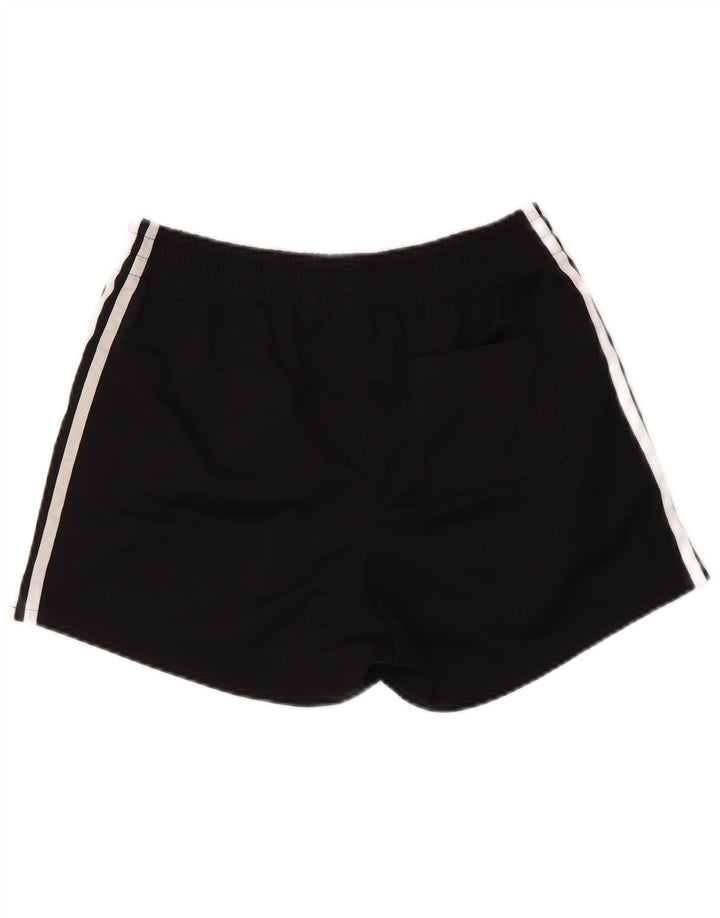 Shorts esportivos femininos Adidas UK 12 poliéster preto médio