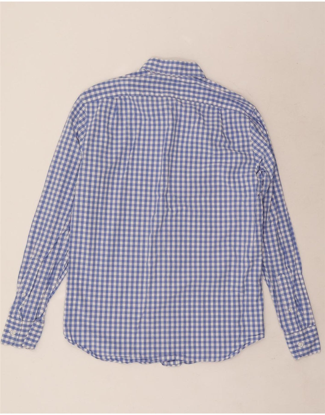 J. Crew Camisa masculina clássica de ajuste azul médio algodão guingão