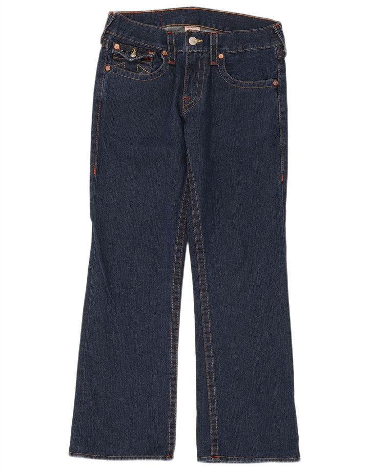 Calça Jeans Feminina True Religion Bootcut W31 L32 Azul Algodão