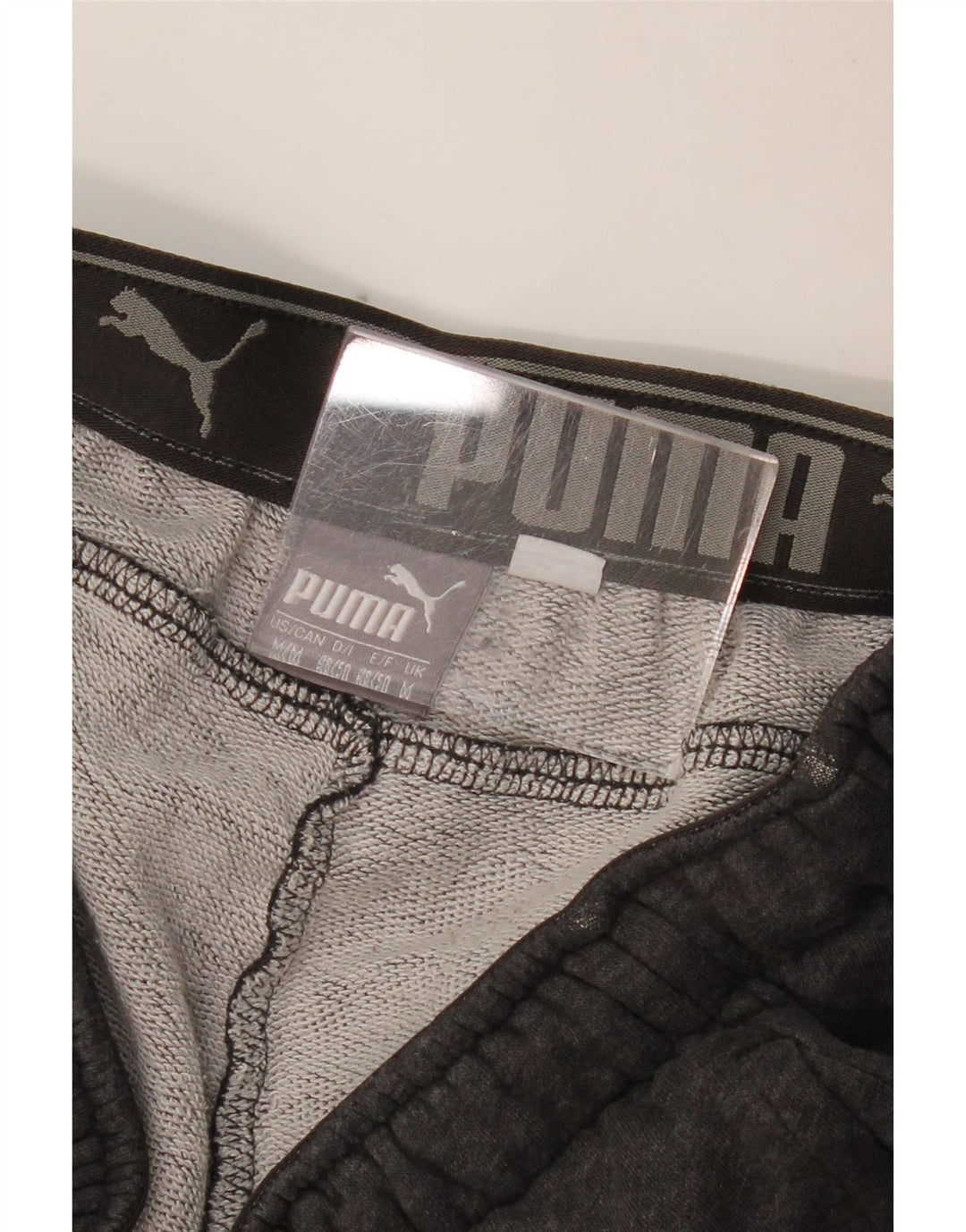 Calça de treino masculina PUMA Joggers cinza médio