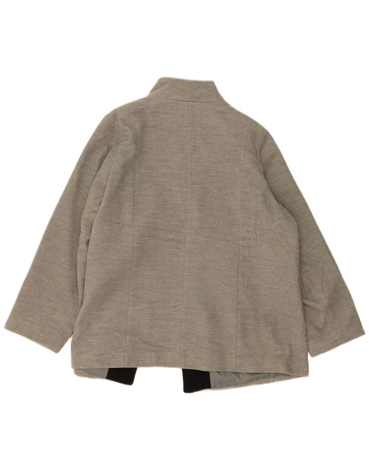 Jaqueta bomber feminina Marks & Spencer UK 20 2XL cinza poliéster