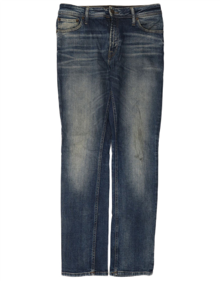 Jeans masculinos Jack & Jones Slim W29 L32 algodão azul