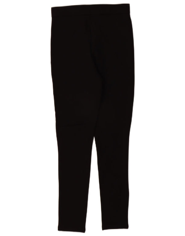 Zara Calça feminina skinny casual média W28 L28 preta viscose