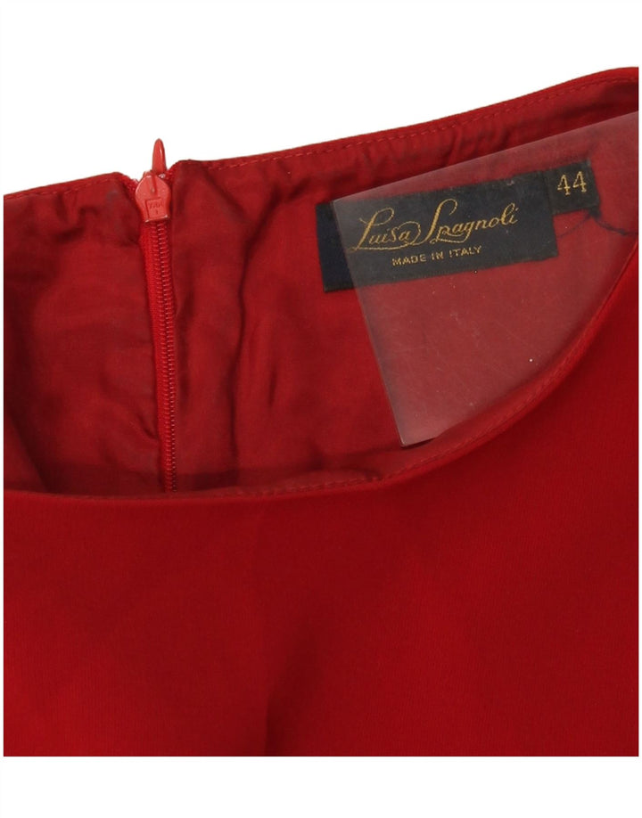 Vestido bainha feminino Luisa Spagnoli IT 44 médio vermelho