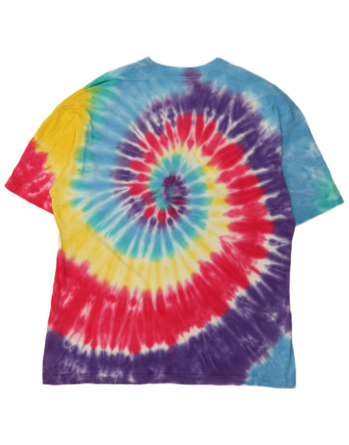 Camiseta Nike masculina gráfica Top Médio Multicolorido Tie Dye Algodão