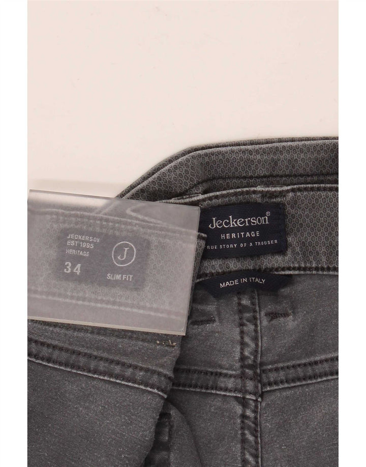 Jeans masculinos Jeckerson Heritage Slim W34 L30 cinza
