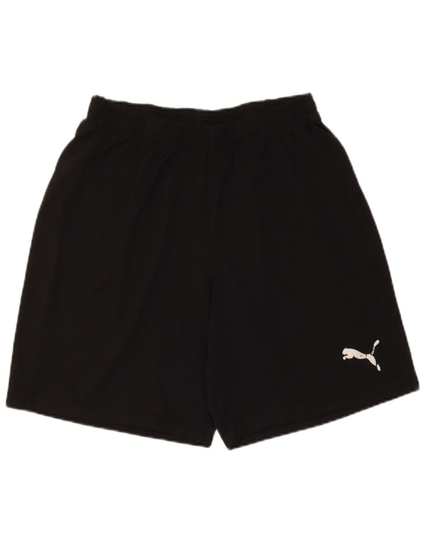 Shorts esportivos masculinos Puma médio preto