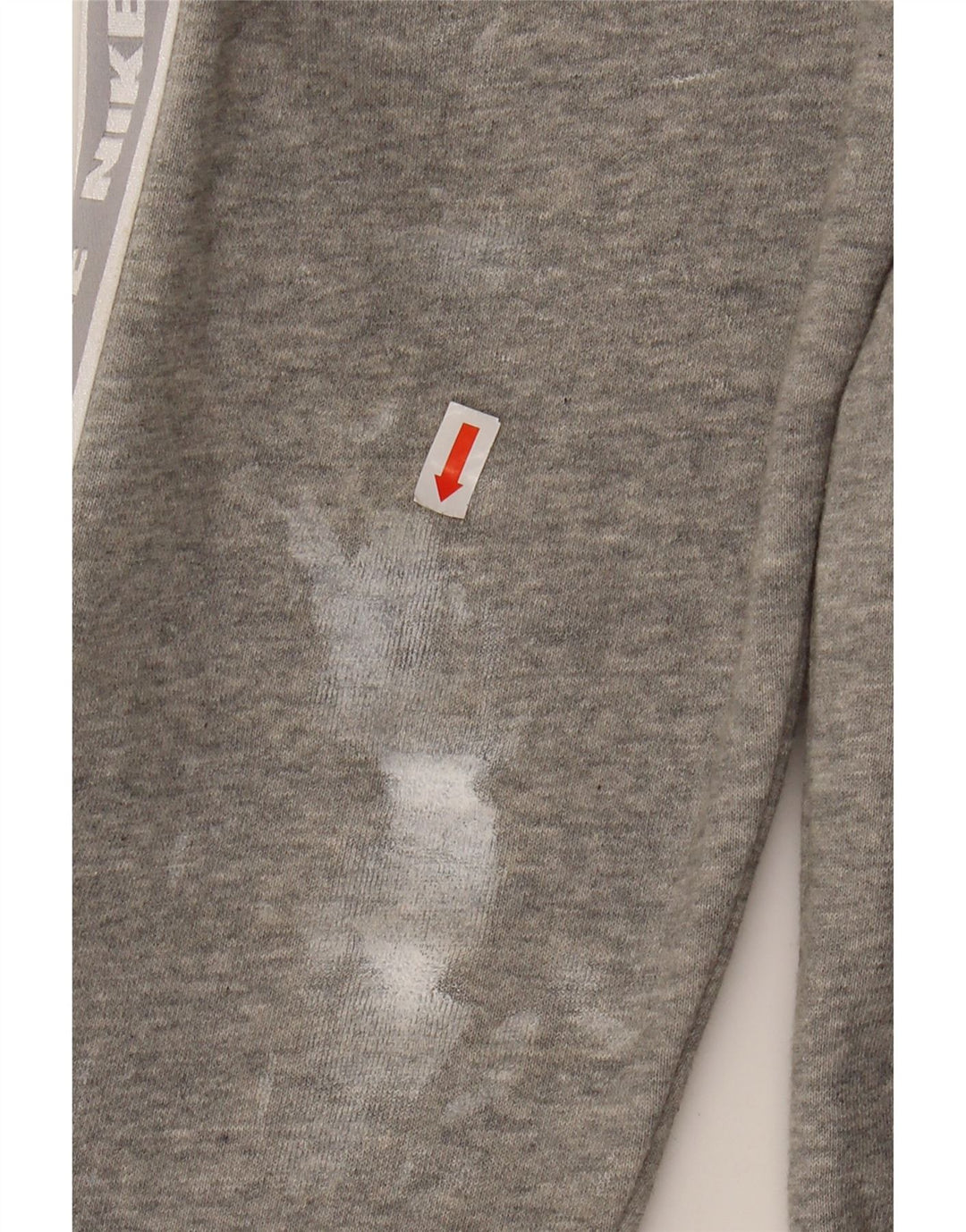 NIKE Mens Graphic Hoodie Jumper Médio Algodão Cinza