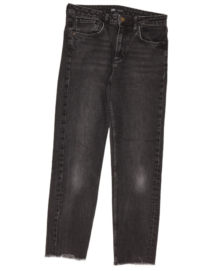 Zara Jeans Slim Feminino EU 40 Médio W30 L27 Preto