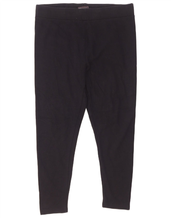 Leggings femininas Marks & Spencer UK 18 XL azul marinho poliéster