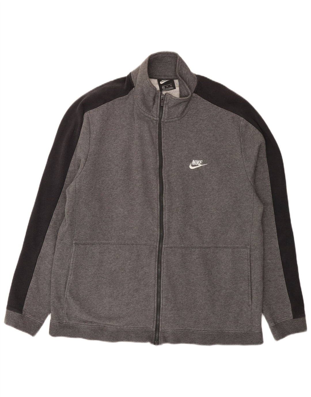 Nike Mens Treino Top Jacket 2XL Algodão Cinza
