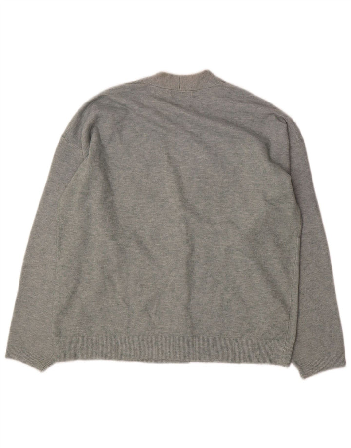Suéter cardigã oversized feminino Massimo Dutti Reino Unido 6 XS cinza