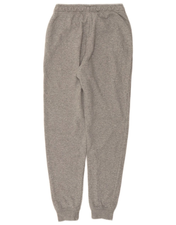 Calça de treino feminina Nike Joggers UK 4 XS cinza manchado de algodão