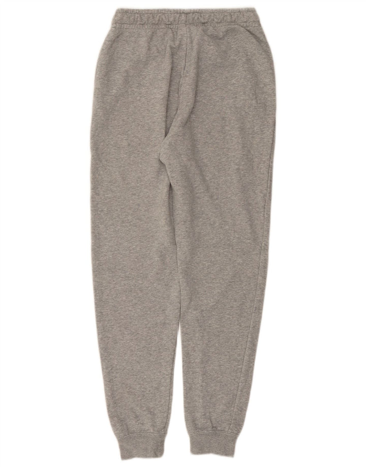 Calça de treino feminina Nike Joggers UK 4 XS cinza manchado de algodão
