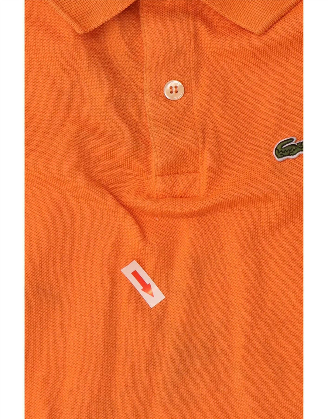 Polo Lacoste Menino 13-14 Anos Laranja Algodão