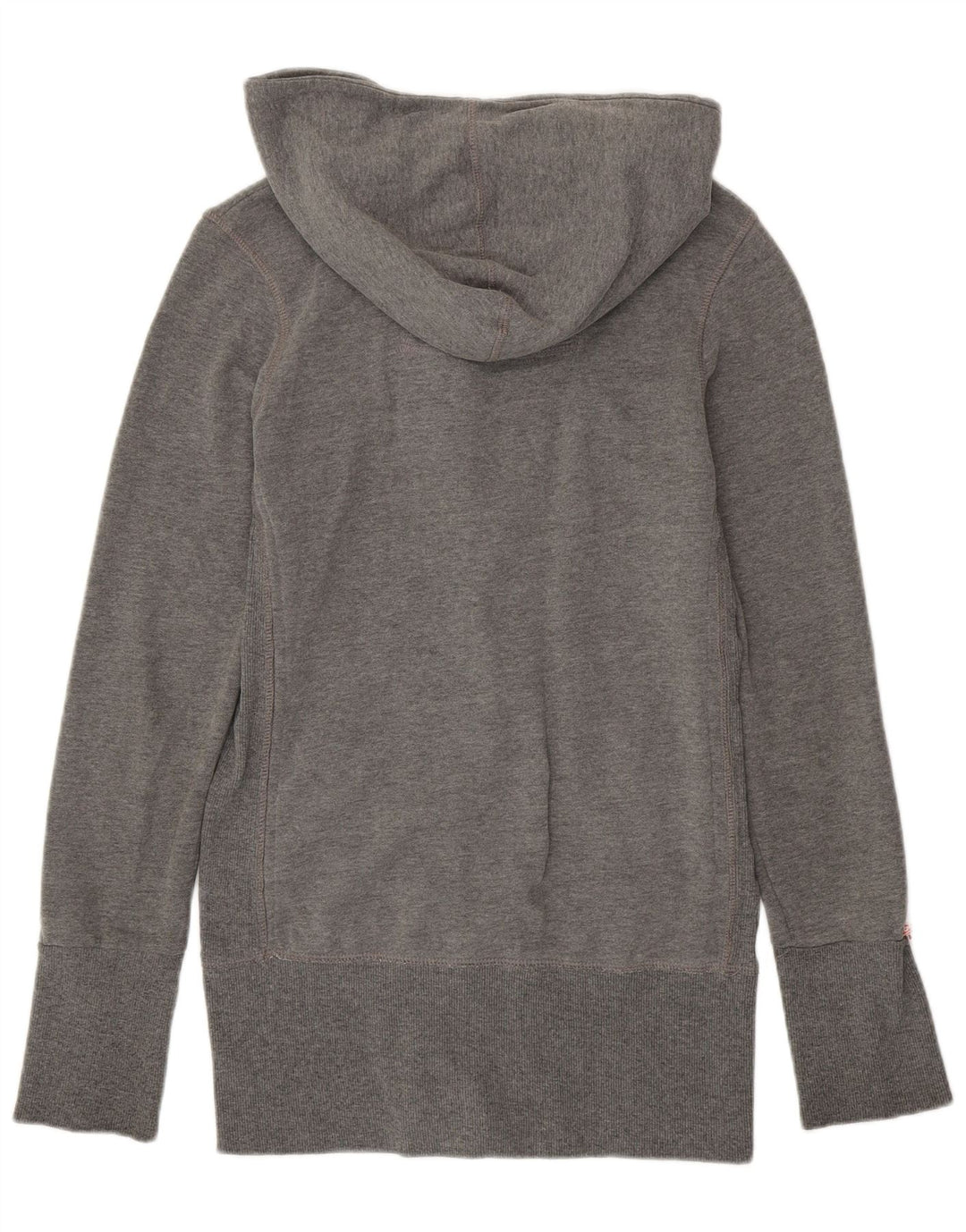 Jaqueta feminina Superdry com capuz e moletom UK 14 algodão cinza médio