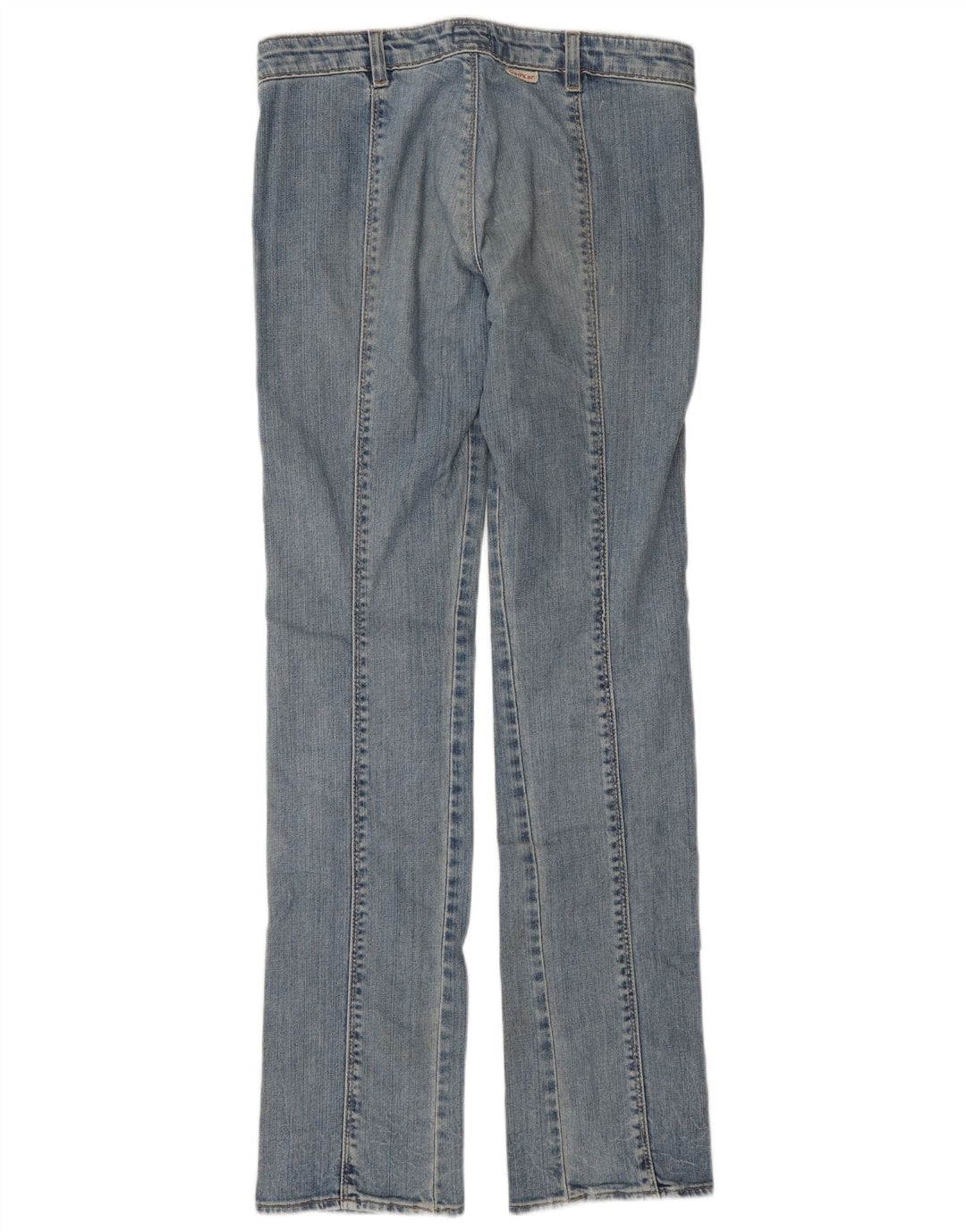 Calça jeans reta feminina Calvin Klein W29 L35 algodão azul