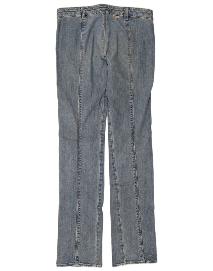 Calça jeans reta feminina Calvin Klein W29 L35 algodão azul