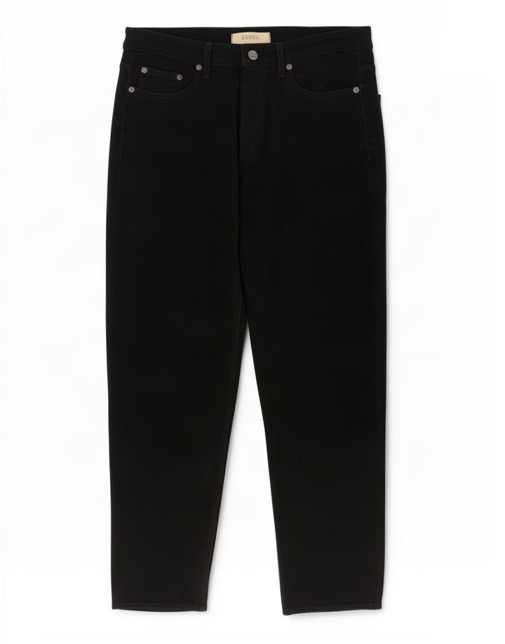 Ferre Mens Ittierre Tapered Jeans W34 L27 Preto Poliamida
