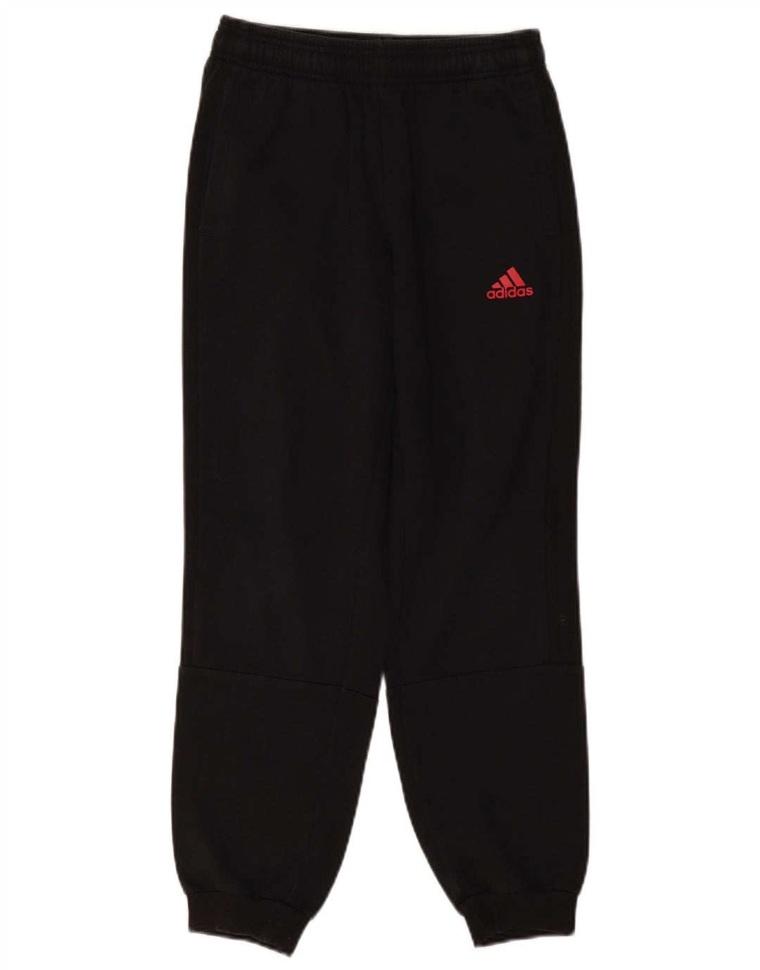ADIDAS Meninos Calças de Treino Joggers 11-12 Anos Algodão Preto