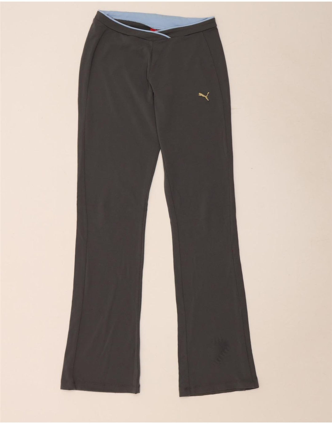 Calça de treino feminina Puma Flare UK 12 cinza médio