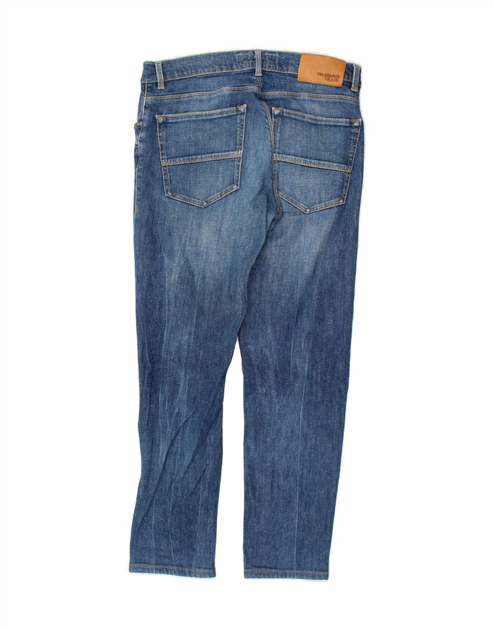 TRUSSARDI Mens Slim Jeans W31 L28 Blue Cotton Vintage Trussardi and Second-Hand Trussardi from Messina Hembry 