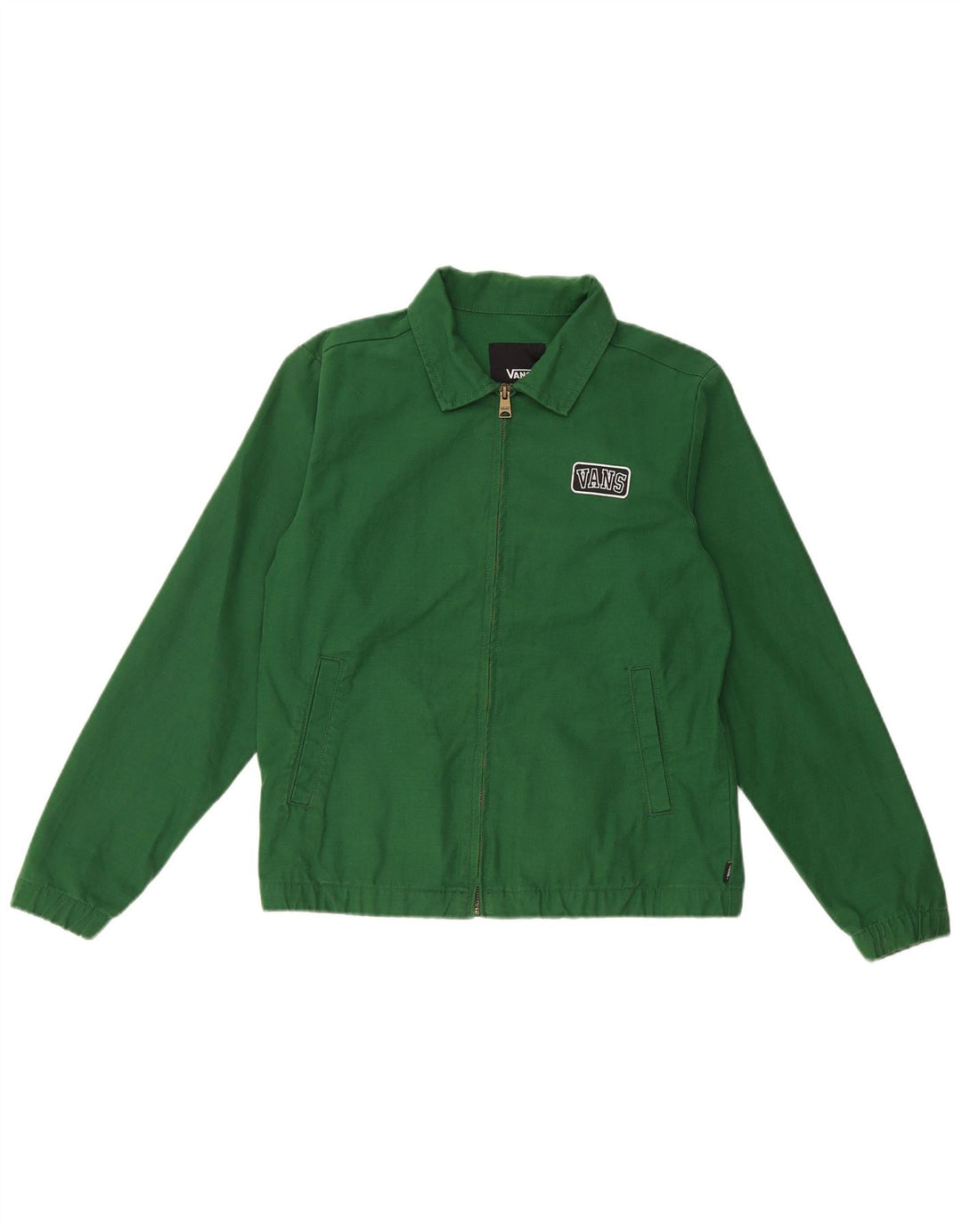 Jaqueta bomber feminina Vans UK 14 algodão verde médio