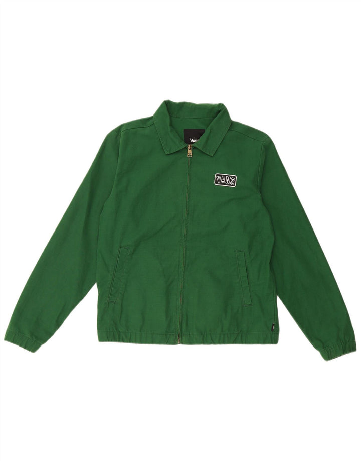 Jaqueta bomber feminina Vans UK 14 algodão verde médio