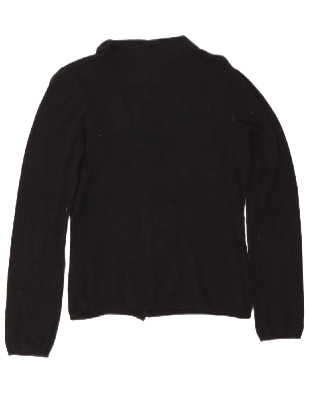 Suéter Zara Feminino Crop Cardigan Reino Unido 12 Médio Preto