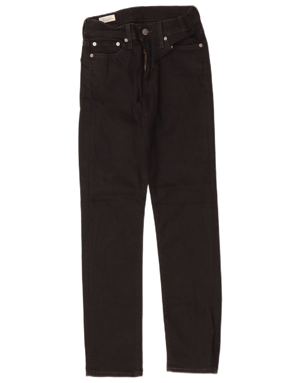 Calça jeans feminina Levi's 511 Slim W28 L30 algodão preto