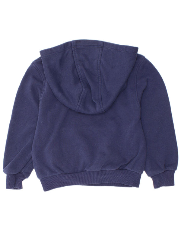 Jumper com capuz gráfico Nike Boys 2-3 anos azul marinho algodão