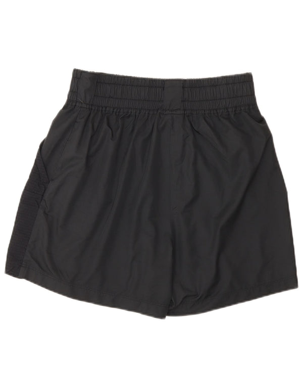 Shorts esportivos femininos NIKE UK 10 pequenos poliéster preto