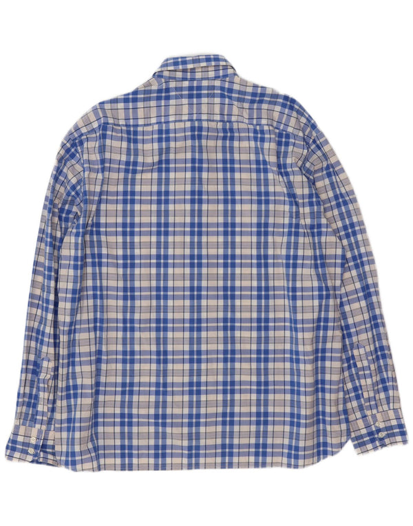 Camisa masculina Tommy Hilfiger XL azul xadrez algodão