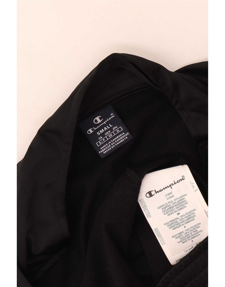 Champion Mens Treino Top Jacket Pequeno Poliéster Preto
