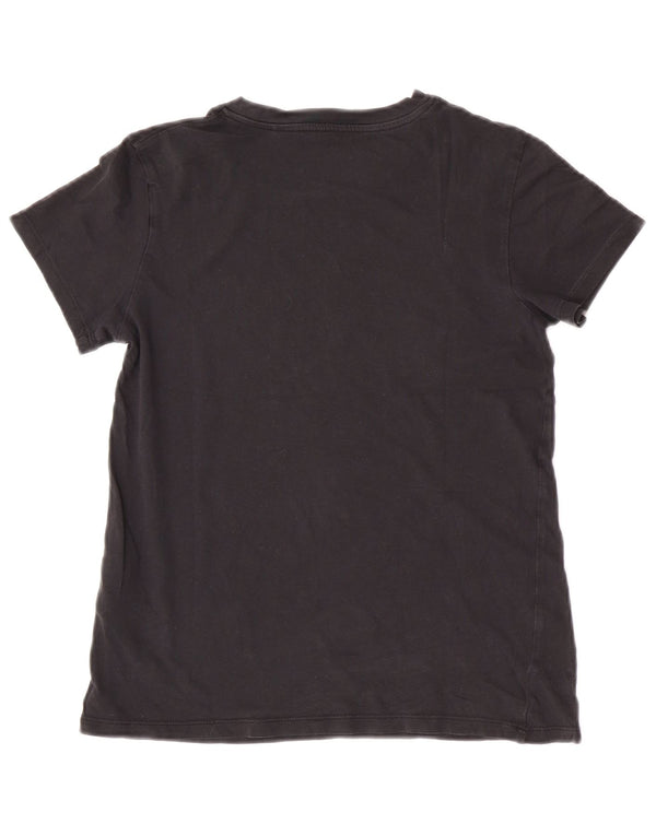 Camiseta feminina gráfica Levi's UK 6 XS algodão preto