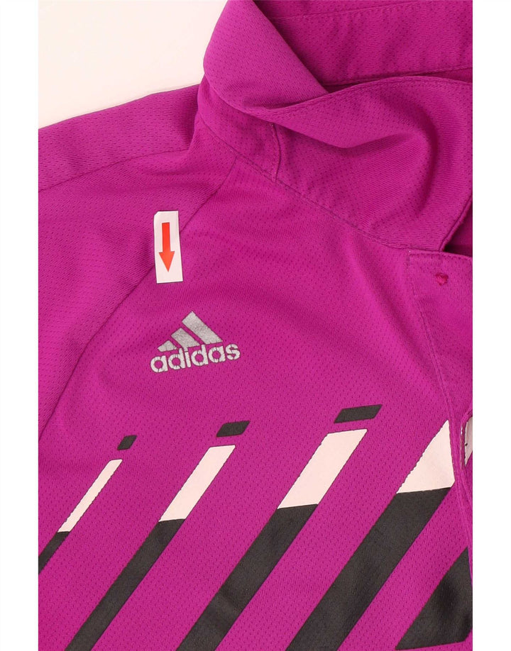 Camisa Polo Masculina Adidas Médio Roxo