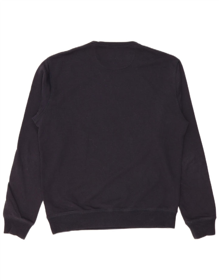 Farah moletom masculino jumper grande algodão azul marinho