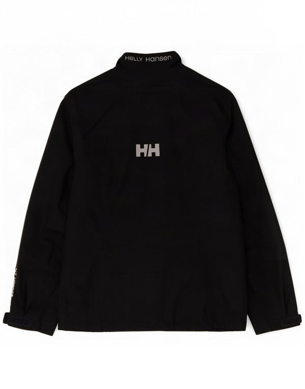Jaqueta corta-vento feminina Helly Hansen UK 14 poliéster preto médio