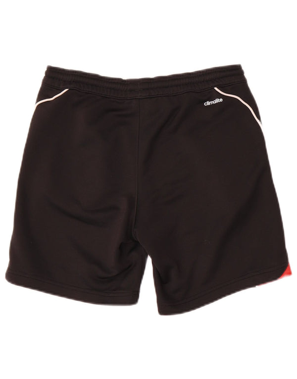Shorts esportivos Adidas Boys Climalite 9-10 anos preto colorblock poliéster