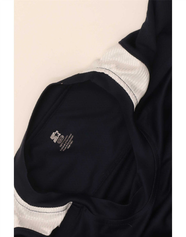 Colete Starter Masculino Top XL Azul Marinho Colorblock Poliéster