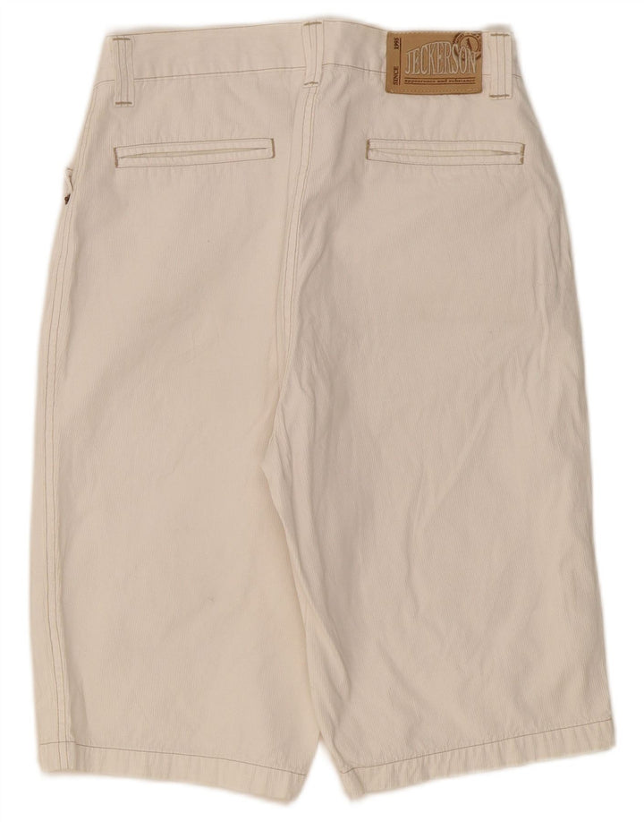 Bermuda masculina JECKERSON W33 médio algodão branco