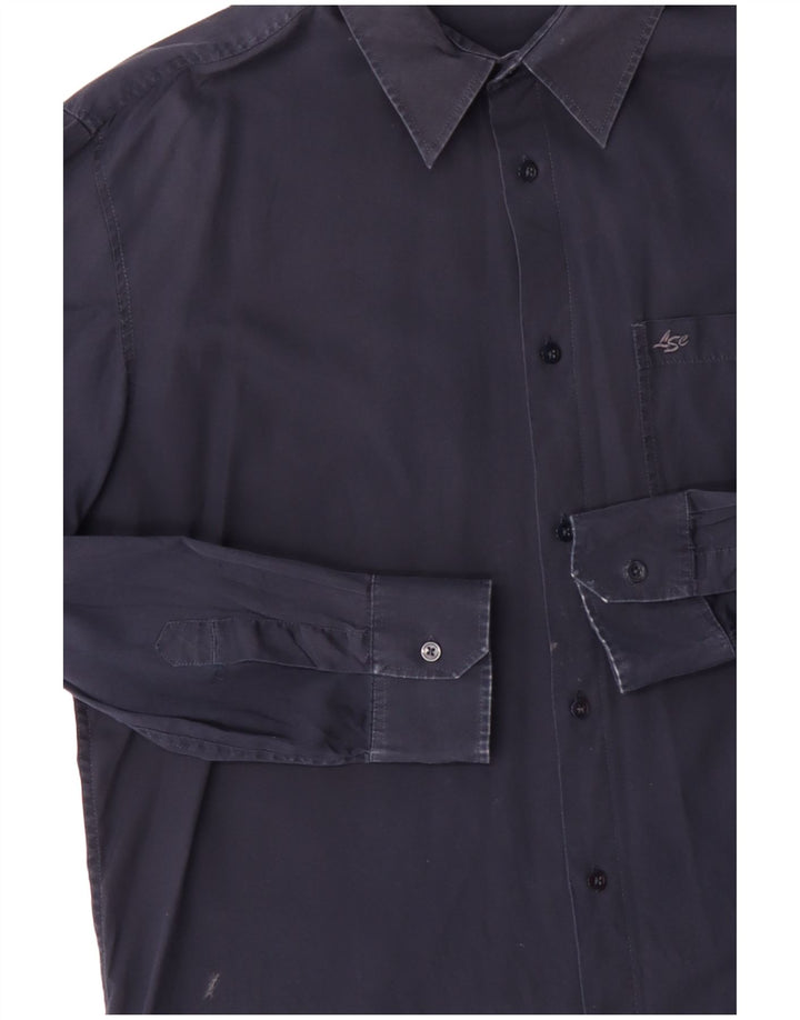 Camisa masculina Levi's grande algodão azul marinho