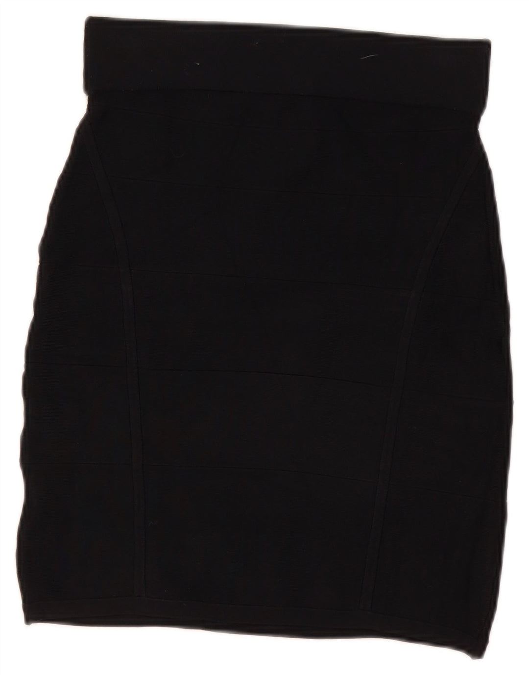 Saia lápis feminina Oasis Reino Unido 12 médio W28 viscose preta