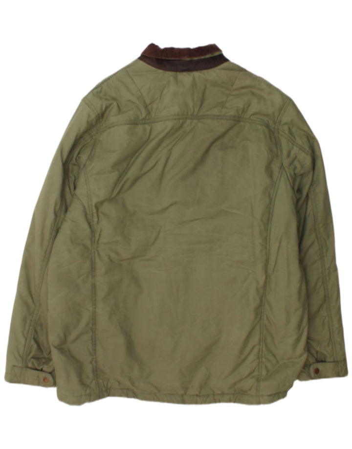 Jaqueta corta-vento masculina Timberland UK 42 XL verde