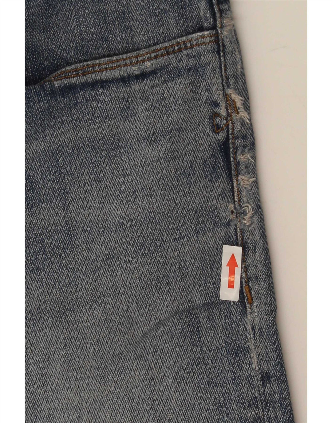 Trussardi Mens Slim Jeans W32 L30 Azul Algodão