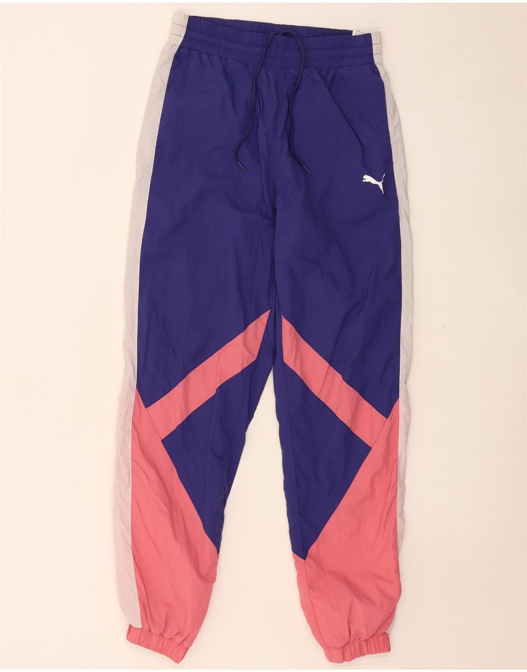 Calça de treino feminina PUMA Joggers UK 10 Small Purple Colourblock